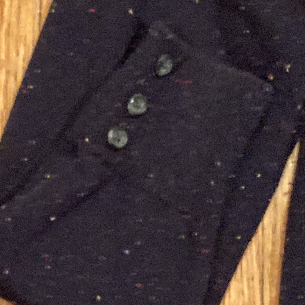 Talbots Black Cotton Blend Sweater Size MP - Picture 12 of 13